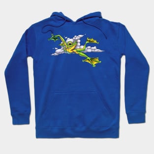 Skydiving Frog Hoodie